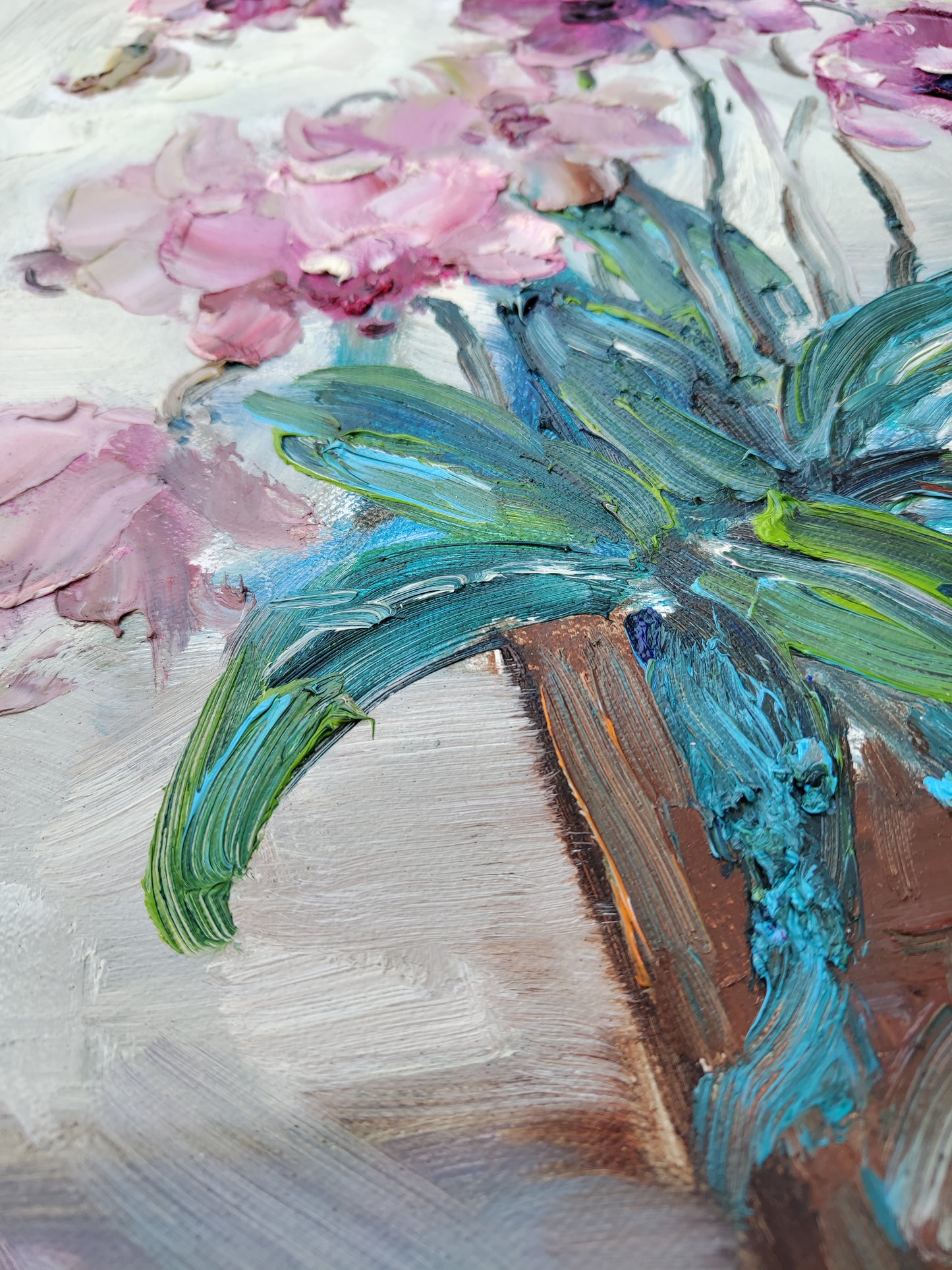 Floral Still Life, Xia (2026) - Contemporary Chinese Original Oil Painting