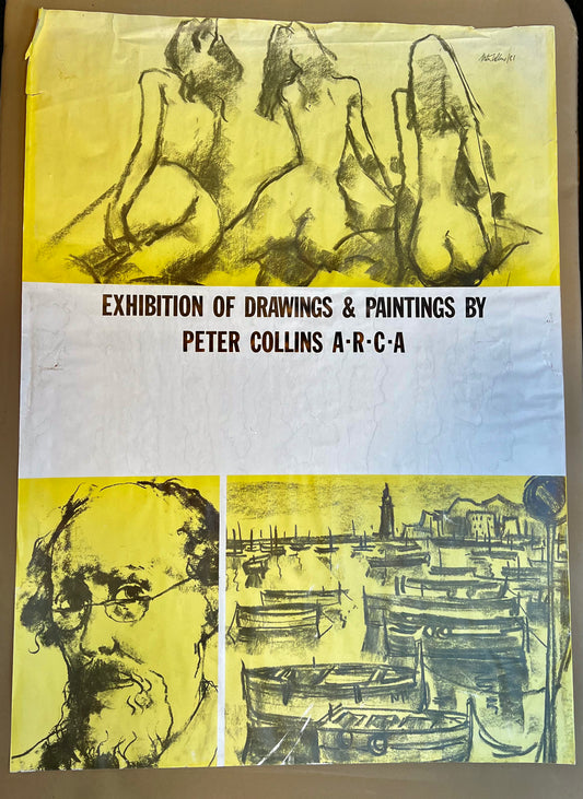 Rare Peter Collins ARCA Exhibition Poster