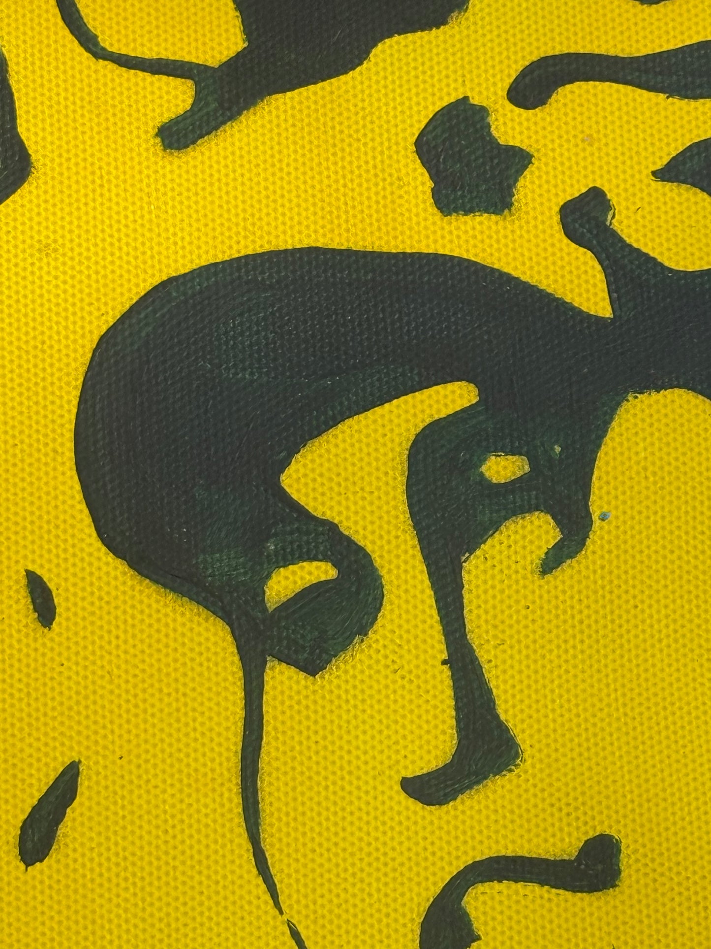 Large Chinese Agitprop Swatch Irony painting