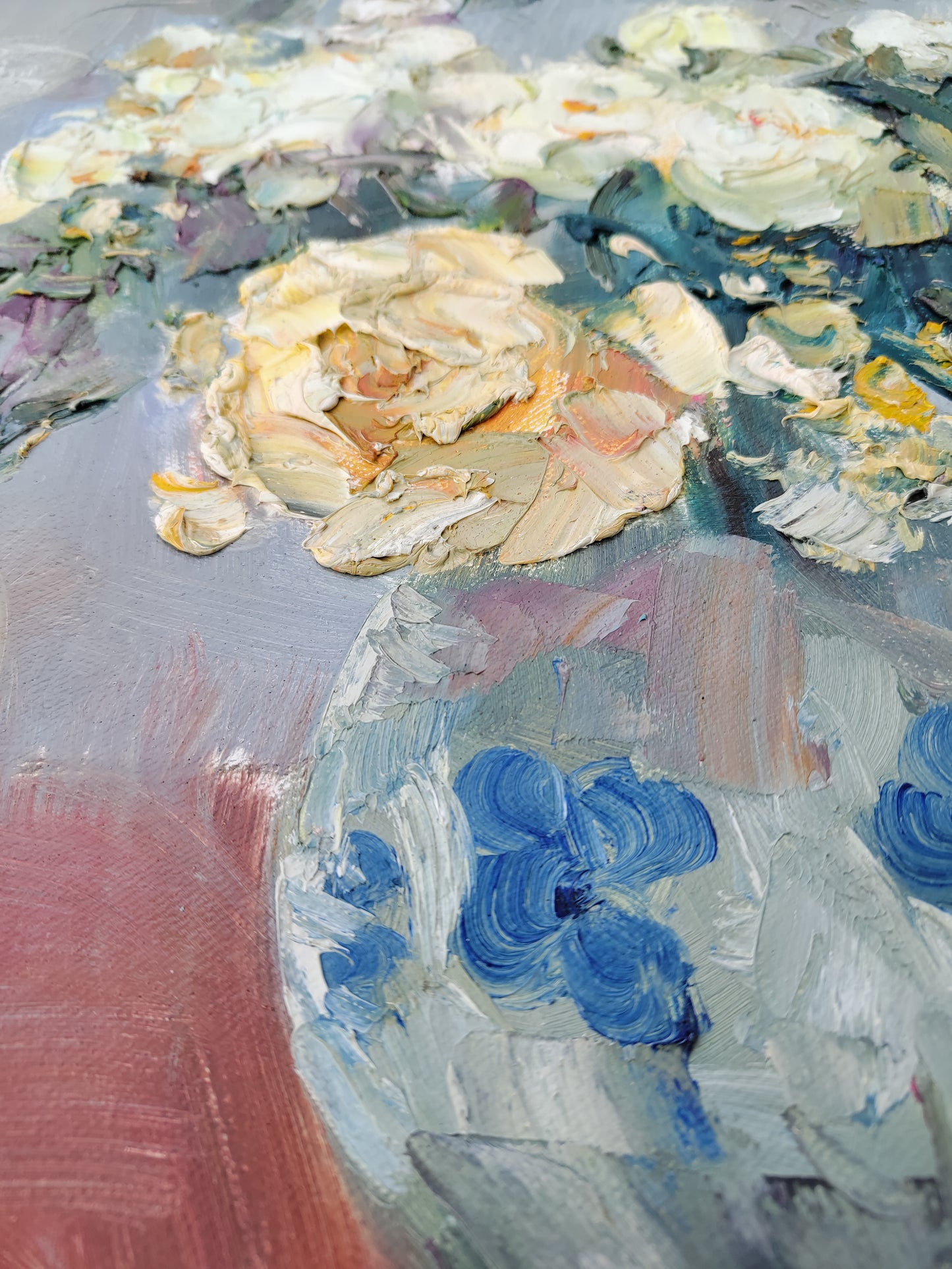 Floral Still Life, Xia (2026) - Contemporary Chinese Original Oil Painting