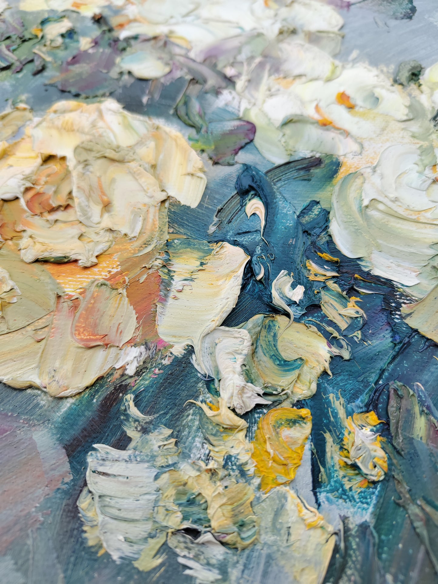 Floral Still Life, Xia (2026) - Contemporary Chinese Original Oil Painting