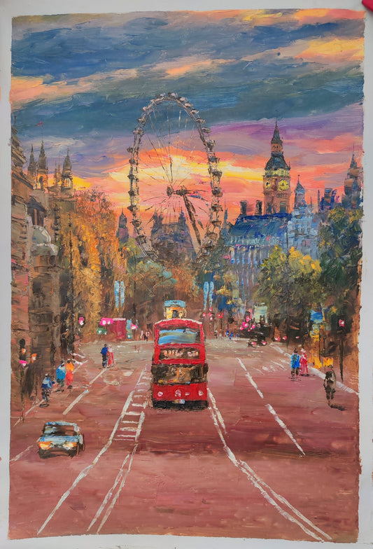 London Scene - Contemporary Oil Painting